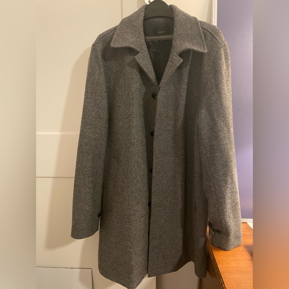 J Crew Car Coat Mens L